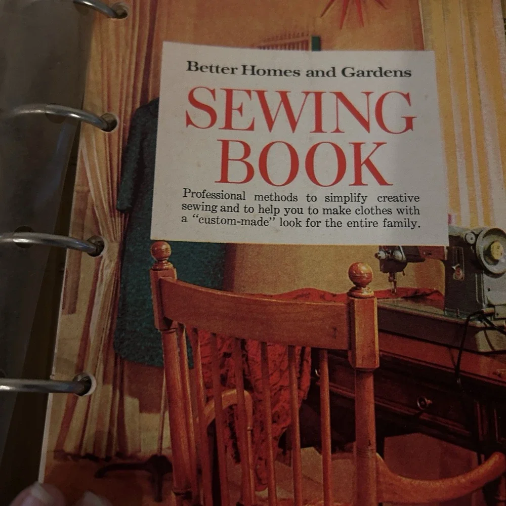 2 Vintage Better Homes & Gardens Sewing Books 1961 & 1964 Hardcover Sewing Lot